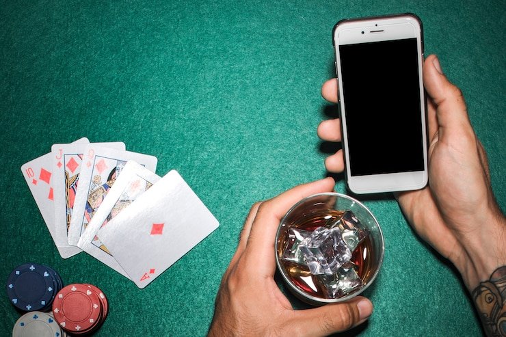 Antarmuka meja VIP Roulette dengan area taruhan dan dealer
